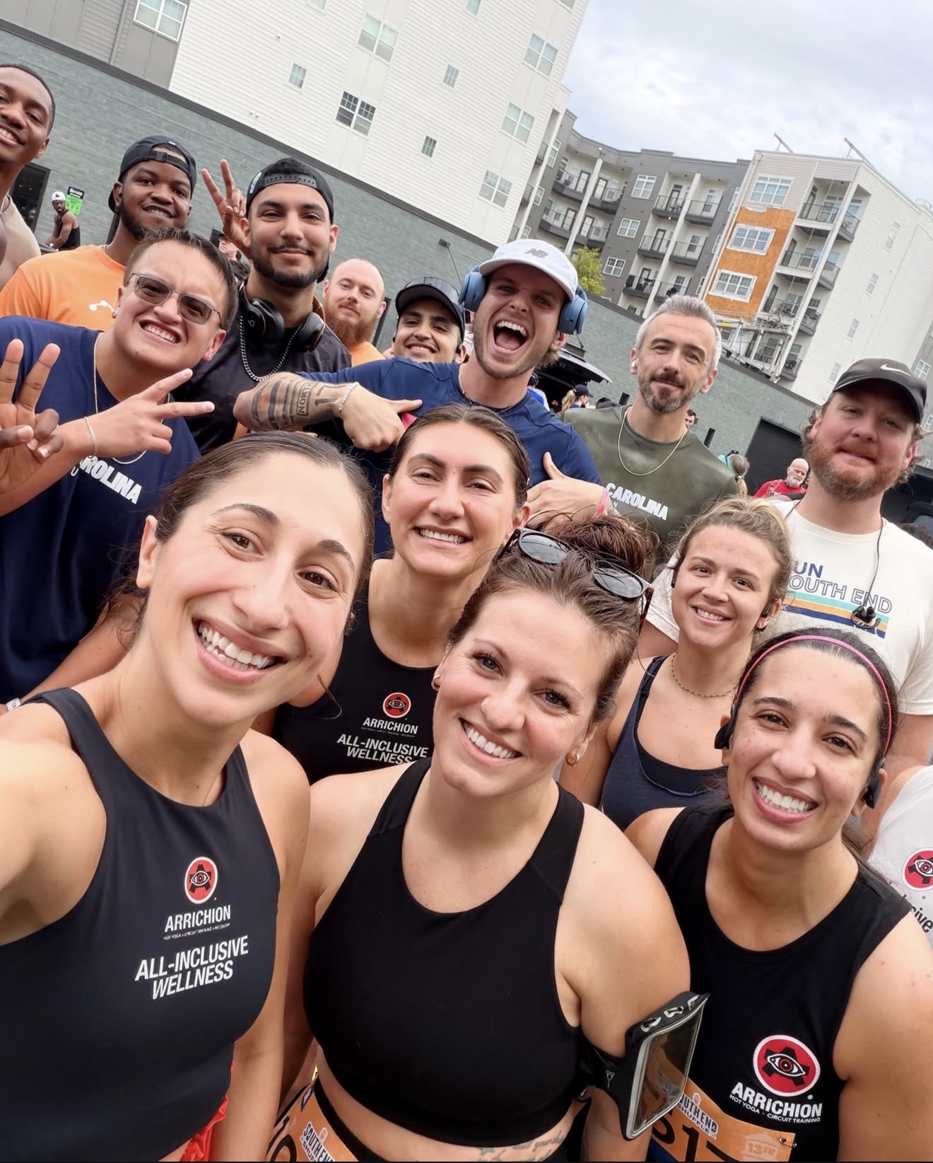 Post-run selfie crew