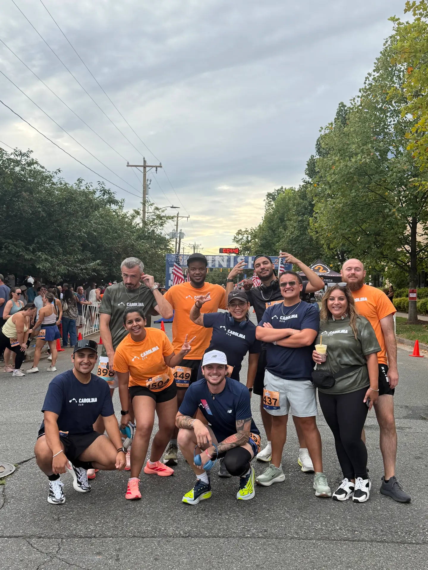 Race day crew