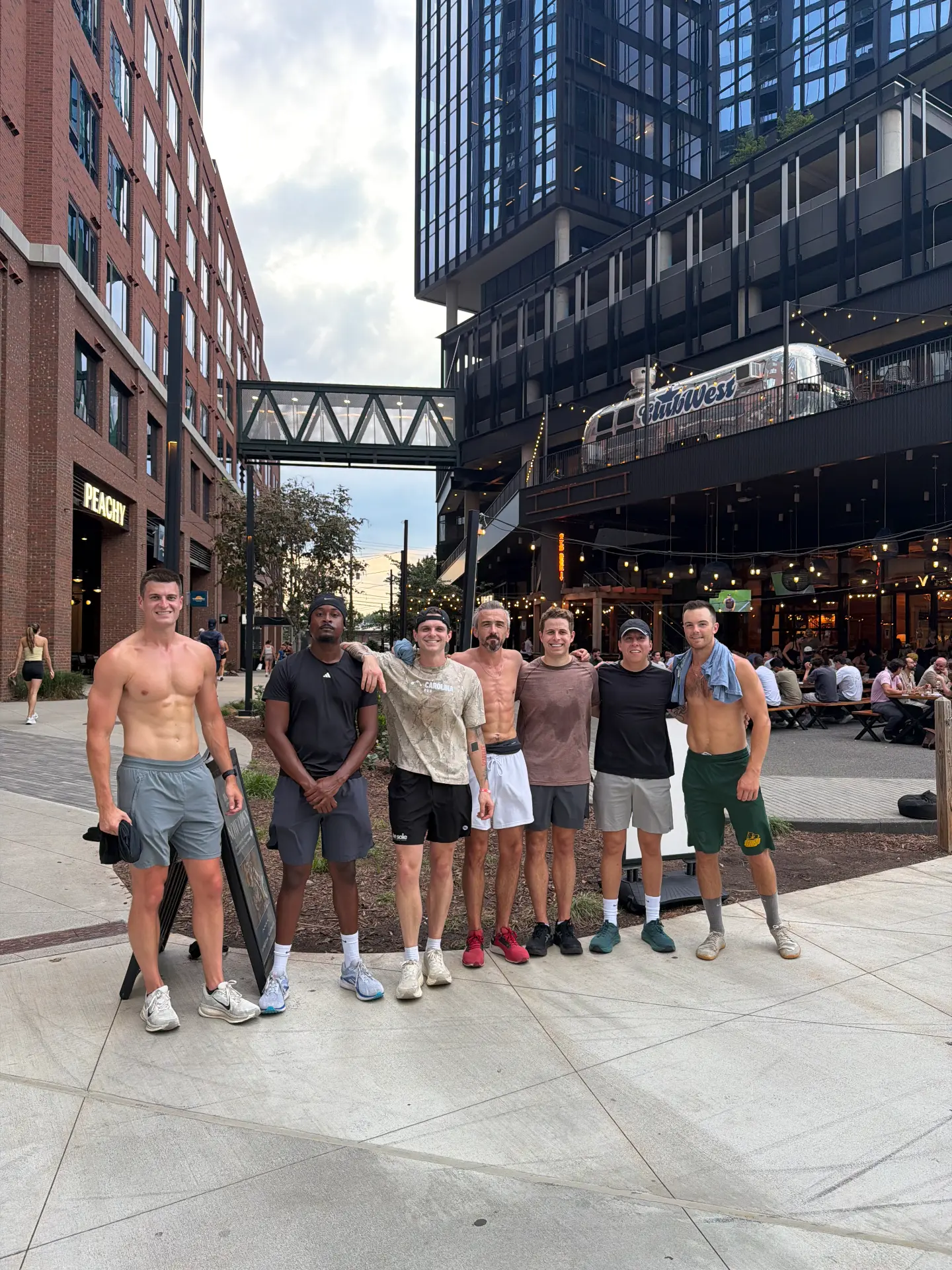 Shirtless summer miles